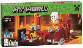 Lari 10393 Конструктор Minecraft My World Подземная крепость