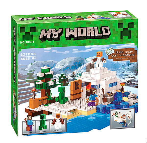 Lari 10391 Конструктор Minecraft My World Снежное убежище
