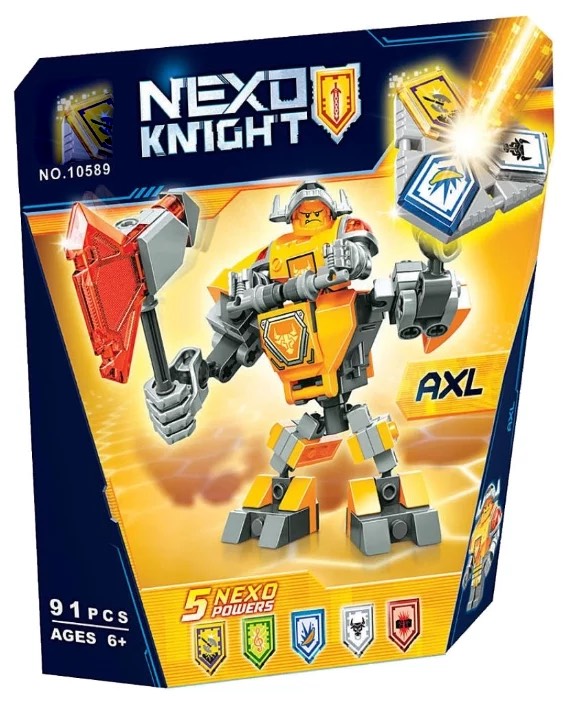 Lari 10589 Конструктор Nexo Knights Боевые доспехи Акселя