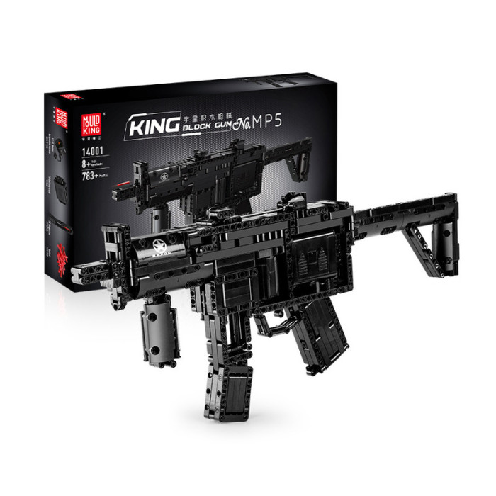 14001 Mould King Конструктор Пистолет-пулемет HK MP5 MLI Black