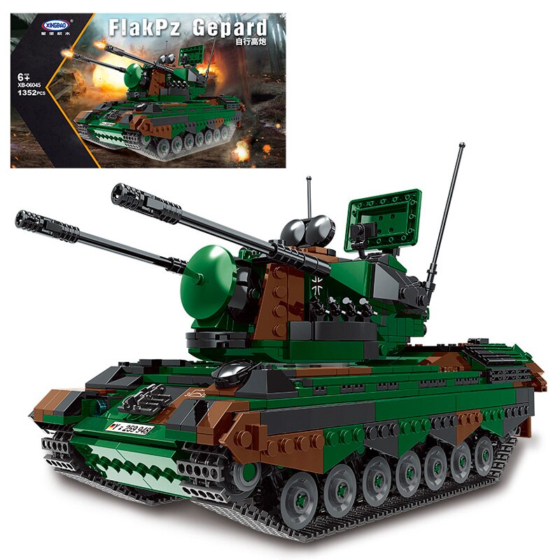 XB-06045 Конструктор XingBao Танк Gepard Flakpanzer