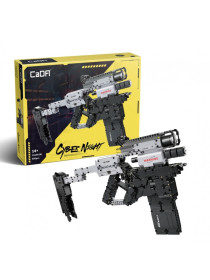 C81051W CaDa Cyber Night Конструктор Cyberpunk 2077: Пистолет-пулемет G58 Дянь