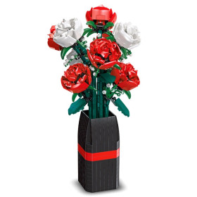92365 Jie Star Конструктор Цветы Букет роз в вазе