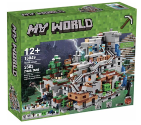18049 Конструктор Minecraft My World Горная пещера