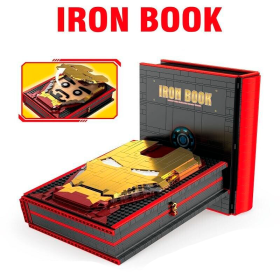 Супергерои Книга Железного человека, 55 фигурок Конструктор Lion King 3301