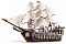Пираты Огромный трехмачтовый имперский флагман Конструктор Lion King 18007